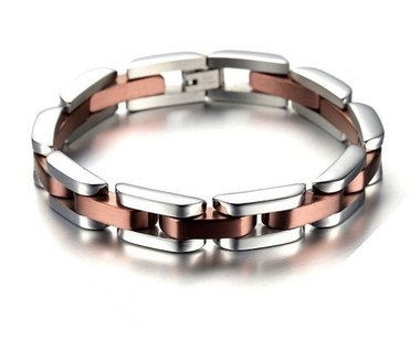 pulseira masculina aço